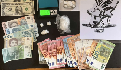 Συνελήφθησαν στη Ρόδο δύο αλλοδαποί για διακίνηση κοκαΐνης και μεταξύ τους αγοραπωλησία ναρκωτικών
