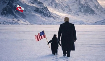 Ο Λευκός Οίκος δείχνει τον Τραμπ να πηγαίνει στη Γροιλανδία με έναν πιγκουίνο και το X αντιδρά