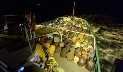 Εντοπισμός και διάσωση 539 αλλοδαπών 16,5 ν.μ. νοτιοανατολικά της Γαύδου - Εντοπισμός και διάσωση 80 αλλοδαπών νότια της Γαύδου