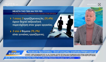 ΓΣΕΕ: 1 στους 3 εργαζόμενους/ες έχουν δεχτεί σεξουαλική παρενόχληση στο χώρο εργασίας (βίντεο)