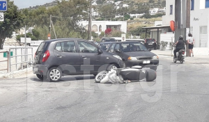 Πάρος: Τροχαίο ατύχημα στον Περιφερειακό της Παροικίας