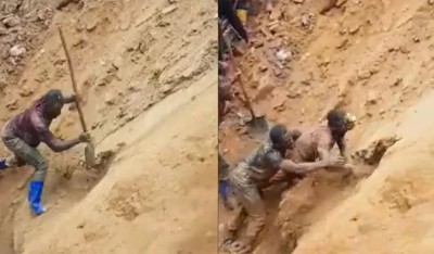 Κονγκό: Εγκλωβισμένοι εργάτες χρυσωρυχείου βγαίνουν ζωντανοί μετά από κατολίσθηση - Δείτε βίντεο