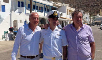 Στα εγκαίνια του Λιμενικού Φυλακίου Ανάφης ο Μάρκος Καφούρος: Σε λιγότερο από είκοσι ημέρες η δέσμευση πήρε σάρκα και οστά