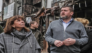 Στην Ουκρανία η Σακελλαροπούλου με τον Παναγιωτόπουλο - Πήγε σε Μποροντιάνκα, Μπούτσα και Ιρπίν