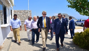 Επίσκεψη του Αμερικανού Πρέσβη στην Αθήνα, κ. Geoffrey Pyatt, στον Περιφερειάρχη Νοτίου Αιγαίου, κ. Γιώργο Χατζημάρκο