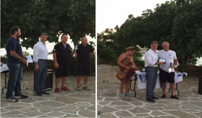 Ο Δήμος Πάρου και ο Ναυτικός Όμιλος Πάρου αποχαιρέτησαν χθες τους ιστιοπλόους