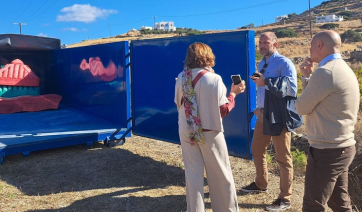 Εκπρόσωποι της Ευρωπαϊκής Ένωσης στον Δήμο Πάρο για τον έλεγχο τουέργου LIFE –IPCEIGREECE