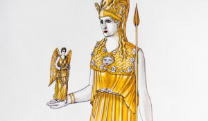 Η χρυσελεφάντινη Αθηνά του Φειδία στο Μουσείο Ακρόπολης