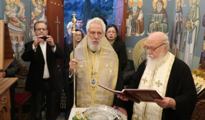 Θυρανοίξια Ιερού Παρεκκλησίου στην Άνδρο