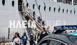 Κατάκολο: Κατέπλευσε το κρουαζιερόπλοιο - Καθησυχαστικοί και οι επιβάτες για τον κορωνοϊό