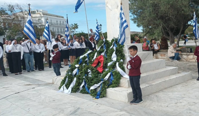 Πάρος: Λαμπρός εορτασμός της εθνικής επετείου της 28ης Οκτωβρίου στο νησί (Βίντεο)