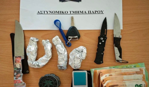 Συνελήφθη 29χρονος αλλοδαπός για υπόθεση ναρκωτικών στην Πάρο