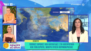Αλλάζει ο καιρός: «Από σήμερα, κάθε μέρα θα υπάρχει και κάποια περιοχή όπου θα σημειώνονται βροχές» (Βίντεο)