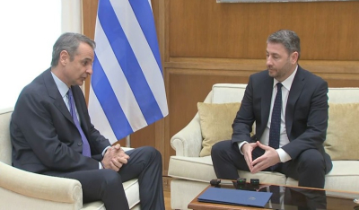 Μητσοτάκης σε Ανδρουλάκη: Στην υπηρεσία του οικουμενικού ελληνισμού, η διπλωματία και οι αναβαθμισμένες Ένοπλες Δυνάμεις (βίντεο)