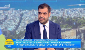 Μαρινάκης: Ο Άγνωστος Στρατιώτης θα είναι μόνο για την τιμή των νεκρών και τίποτε άλλο (Βίντεο)
