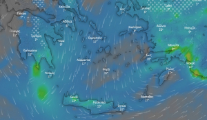 Κάθοδος ψύχους διαρκείας προς την Ελλάδα - Βροχές στις Κυκλάδες ανήμερα Χριστουγέννων