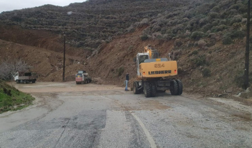 Έντονα καιρικά φαινόμενα έπληξαν την Αμοργό.