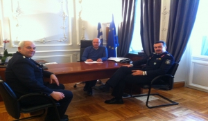 Συνάντηση του Αντιπεριφερειάρχη Κυκλάδων κ. Γεωργίου Λεονταρίτη με το νέο Γενικό Περιφερειακό Αστυνομικό Διευθυντή Νοτίου Αιγαίου, Υποστράτηγο Γεώργιο Σκανδαλάκη