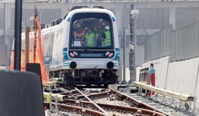 Το μετρό Θεσσαλονίκης σε κίνηση για πρώτη φορά