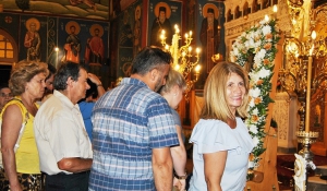 Με λαμπρότητα γιορτάστηκε η παραμονή της εορτής της Μεταμορφώσεως του Σωτήρος στη Μάρπησσα Πάρου