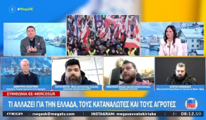 Δ. Καπούνης: «Η συμφωνία ΕΕ-Mercosur δεν είναι προς όφελος του πρωτογενούς τομέα» (βίντεο)