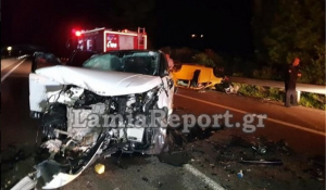 Γυναίκα οδηγούσε ανάποδα στην Αθηνών-Λαμίας - Σκοτώθηκε η ίδια, τραυματίας ένας οδηγός