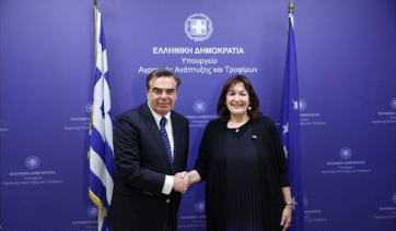 Συνάντηση Μαργαρίτη Σχοινά- Dubravka Šuica : Μεσόγειος, πρωτογενής τομέας και Μέση Ανατολή στο επίκεντρο