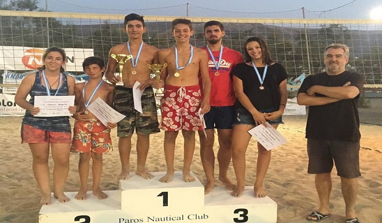 Τουρνουά beach volley under 21 με τη συμμετοχή 8 ομάδων.