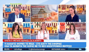 Έρχεται ο «μεγάλος αδερφός» για τα ακίνητα - Ηλεκτρονικά όλες οι μεταβιβάσεις (βίντεο)