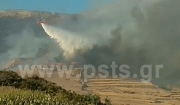 Mοναδικά βίντεο από τη μάχη με τις φλόγες στην πυρκαγιά της Πάρου...