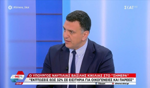 Β. Κικίλιας: «Έως 32% μείωση στα εισιτήρια στα ταχύπλοα, στα 40 εκ. ευρώ το μεταφορικό ισοδύναμο» (βίντεο)