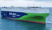 Ο νέος γίγαντας των ωκεανών -Το μεγαλύτερο πλοίο μεταφοράς αυτοκινήτων διπλού καυσίμου βγήκε στις θάλασσες