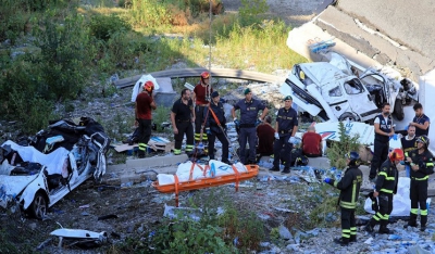 Τραγωδία στη Γένοβα: Στους 39 οι νεκροί από την κατάρρευση της γέφυρας