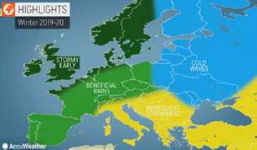 Πιο ήπιος ο φετινός χειμώνας σύμφωνα με το AccuWeather