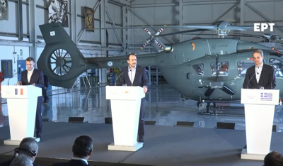 Δηλώσεις Κυριάκου Μητσοτάκη, Νίκου Χριστοδουλίδη και Emmanuel Macron μετά τη συνάντησή τους στην Κύπρο (βίντεο)