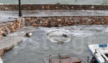 Εικόνες από την πρόσφατη θεομηνία στην Αλυκή της Πάρου...