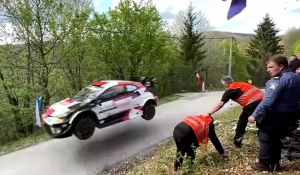 ΣΟΚ: Παρολίγο τραγωδία στο WRC (+video)