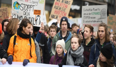 Αμβούργο: Μεγάλη μαθητική διαδήλωση κατά της κλιματικής αλλαγής
