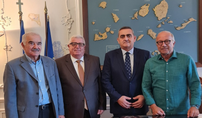Συνάντηση του Χωρικού Αντιπεριφερειάρχη Κυκλάδων κ. Γιώργου Λεονταρίτη με τον Ευρωβουλευτή κ. Φρέντη Μπελέρη»