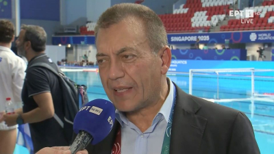 Γ. Βρούτσης: «Το χάλκινο της Εθνικής ανδρών είναι από χρυσάφι, είμαστε παγκόσμια κυρίαρχη ομάδα στο πόλο» (Βίντεο)