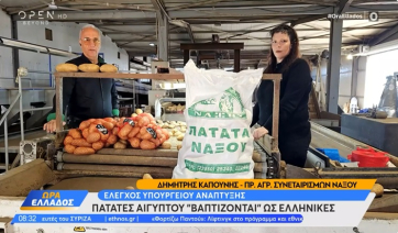 Δ. Καπούνης-Μ. Γρατσία για τα παράνομα «βαπτίσματα» πατατών ως Νάξου (βίντεο)