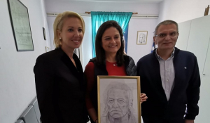 Η Κατερίνα Μονογυιού υποδέχτηκε την Υπουργό Παιδείας Νίκη Κεραμέως στη Νάξο