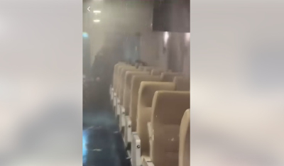 Χάος στο πλοίο «Νήσος Σάμος» - Ρομά άναψαν τσιγάρο και αμέσως ενεργοποιήθηκε το σύστημα πυρόσβεσης (βίντεο)