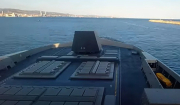 Εντυπωσιακό βίντεο από τον απόπλου της φρεγάτας Κίμων από το λιμάνι της Λεμεσού