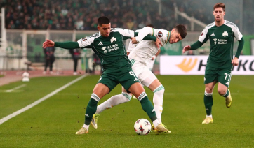 Ο ελλιπής αλλά ψυχωμένος Παναθηναϊκός 1-1 με την Ρόμα των δέκα παικτών