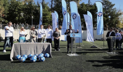 Με 1,2 εκατ. ευρώ ανακατασκευάζεται το Δημοτικό ποδοσφαιρικό γήπεδο στο Γουδή, όπως ανακοίνωσαν οι Γ. Βρούτσης και Χ. Δούκας