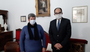Συναντήσεις εργασίας του Αντιπεριφερειάρχη Υγείας Κώστα Μπιζά, στη Σύρο