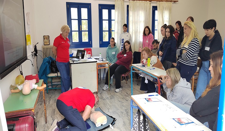 ΕΟΔ Κυκλάδων: Σεμινάριο βασικής υποστήριξης ζωής για παιδιά και βρέφη