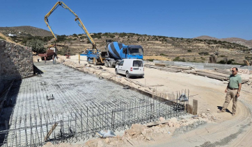 Επίσκεψη του Δημάρχου Πάρου στο εργοτάξιο του έργου «Κατασκευή Πράσινων Σημείων Δήμου Πάρου»
