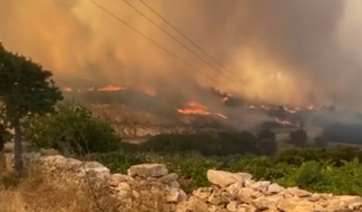 Πολύ υψηλός κίνδυνος πυρκαγιάς την Τρίτη 3-8-2021 στην Περιφέρεια Νοτίου Αιγαίου, Π.Ε Δωδεκανήσου